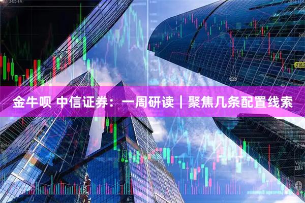 金牛呗 中信证券：一周研读｜聚焦几条配置线索