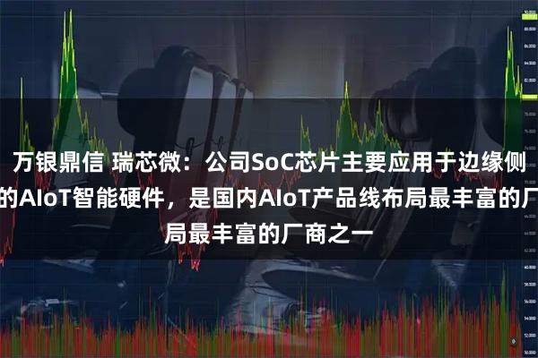 万银鼎信 瑞芯微：公司SoC芯片主要应用于边缘侧、端侧的AIoT智能硬件，是国内AIoT产品线布局最丰富的厂商之一
